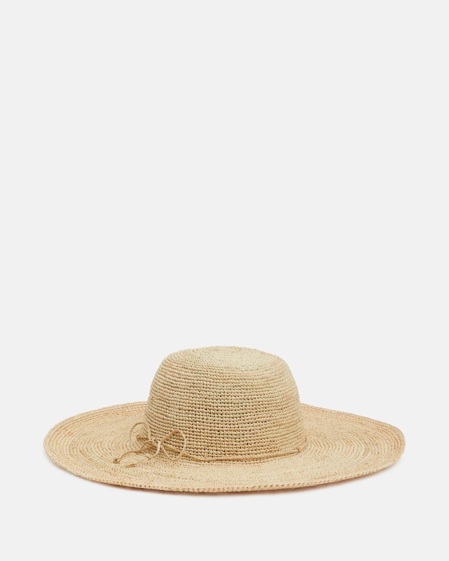 Women Minelli Hats And Caps | Wide-Brimmed Hat - Carlline Natural
